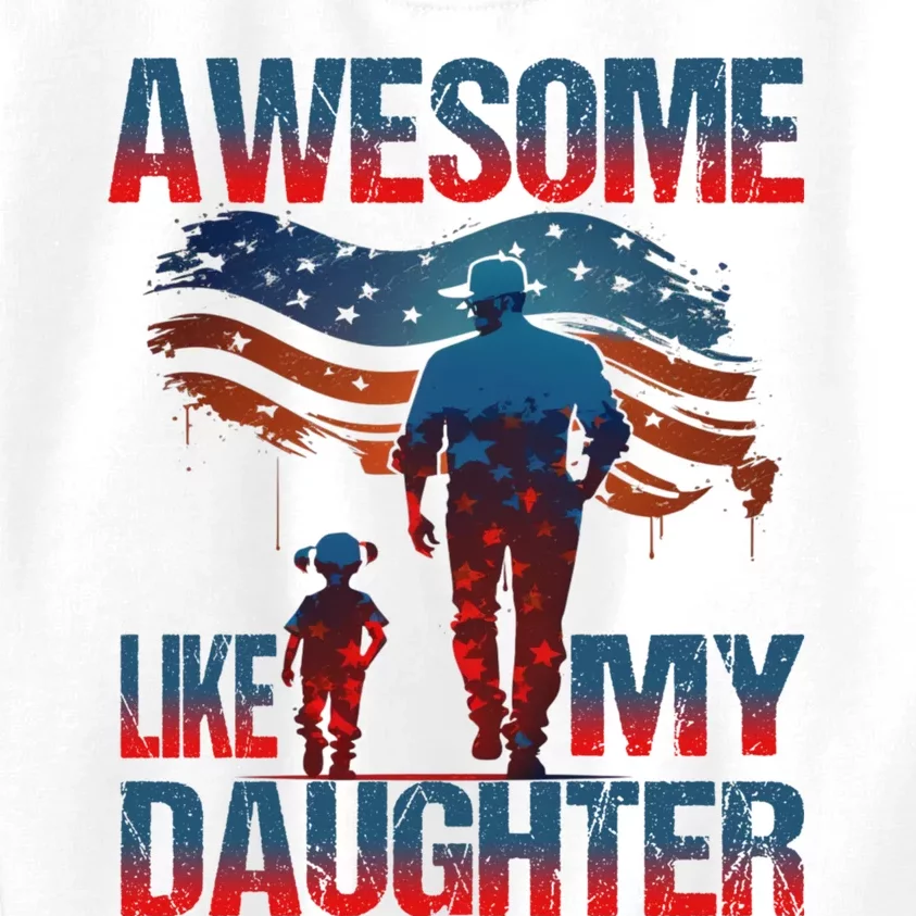 Awesome Like My Daughter Men Funny Fathers Day Dad Kids Sweatshirt