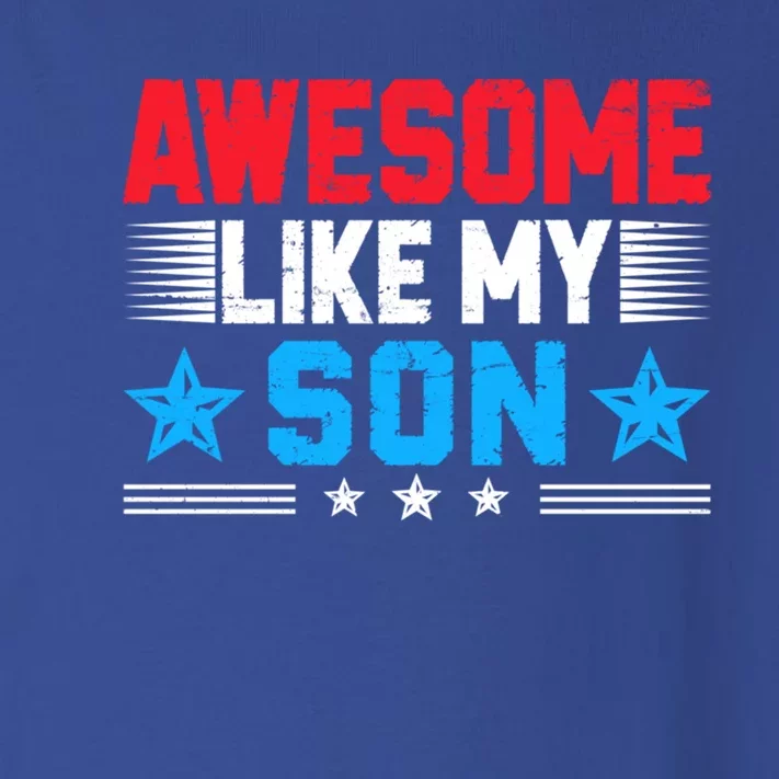 Awesome Like My Son Funny Fathers Day Dad Joke Gift Toddler Long Sleeve Shirt