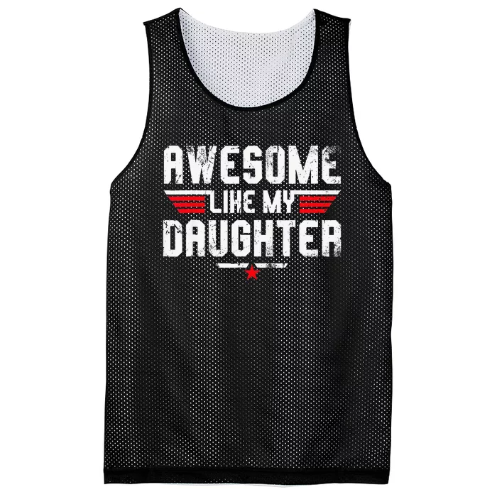 Awesome Like My Daughter Mesh Reversible Basketball Jersey Tank