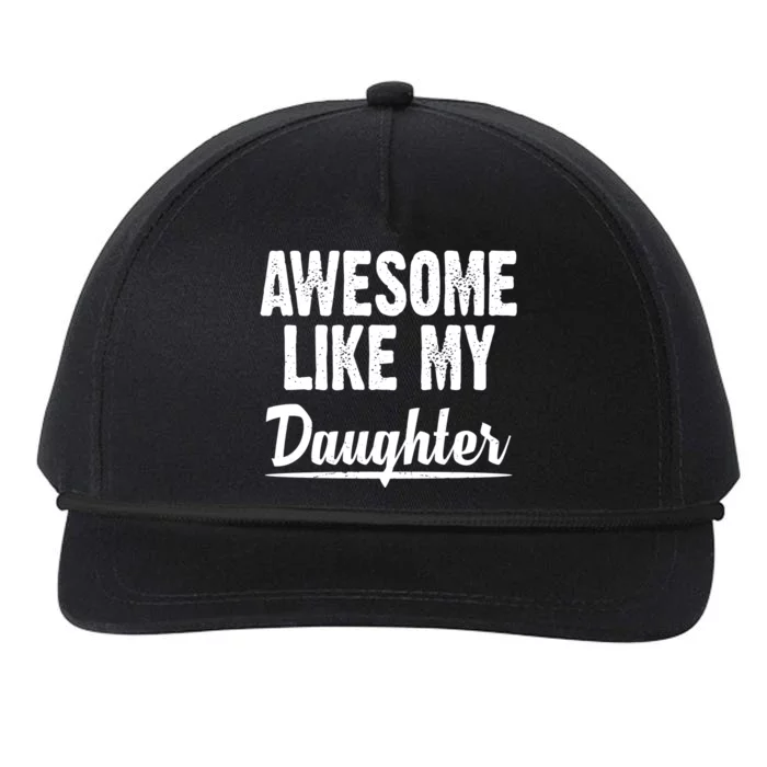 Awesome Like My Daughter Cute Gift Snapback Five-Panel Rope Hat