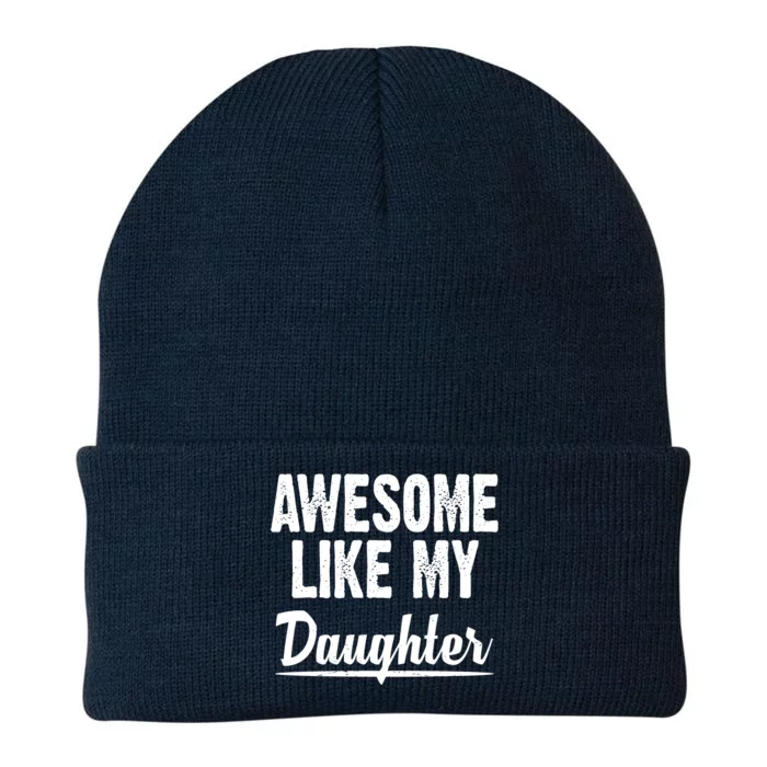 Awesome Like My Daughter Cute Gift Knit Cap Winter Beanie