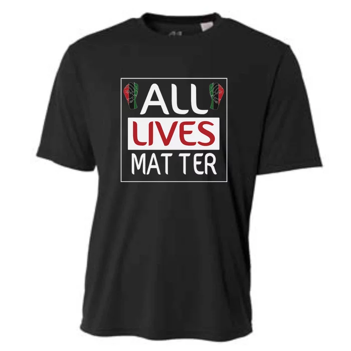 All Lives Matter Juneteenth Day Gift Cooling Performance Crew T-Shirt