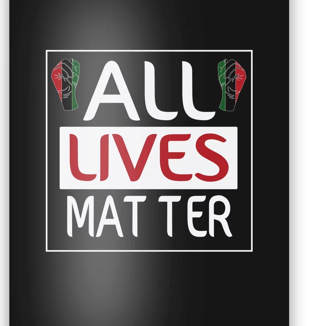 All Lives Matter Juneteenth Day Gift Poster