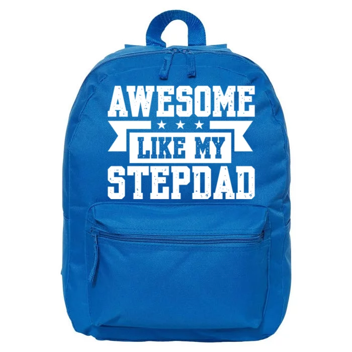 Awesome Like My Stepdad Bonus Dad Cute Gift 16 in Basic Backpack