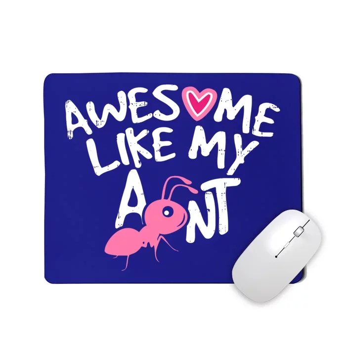 Awesome Like My Aunt Funny Niece And Nephew Gift Mousepad