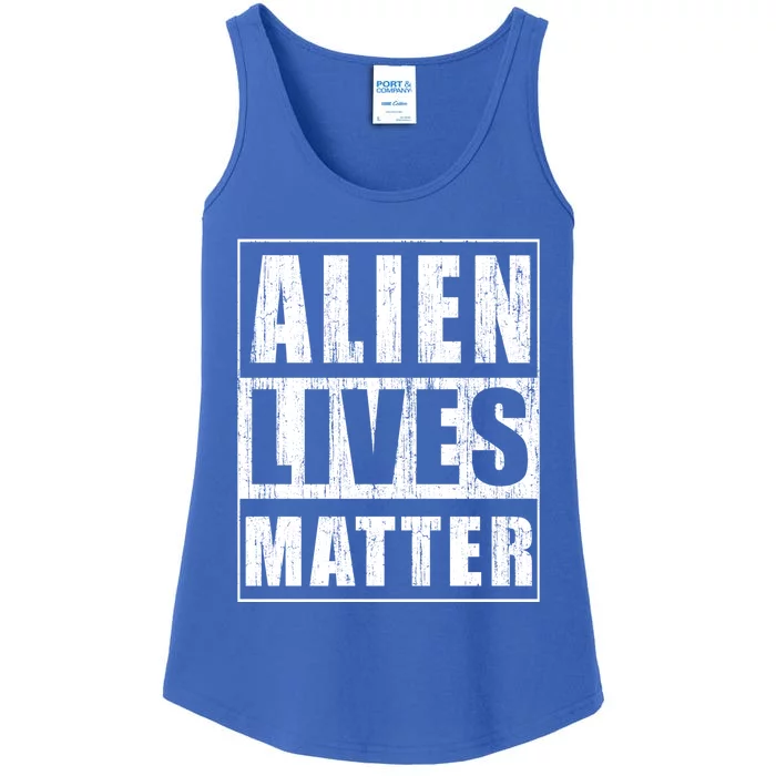 Alien Lives Matter Extraterrestrial Believer Gift Ladies Essential Tank