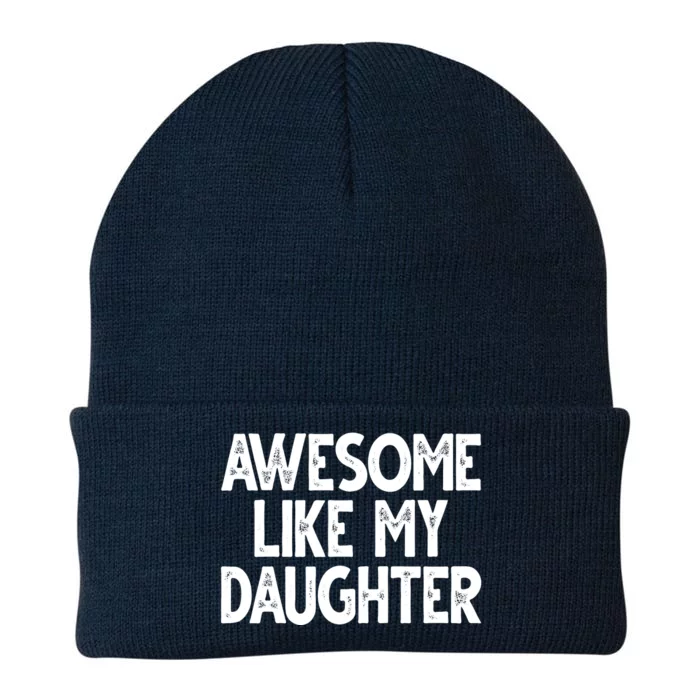 Awesome Like My Daughter Cute Gift Knit Cap Winter Beanie