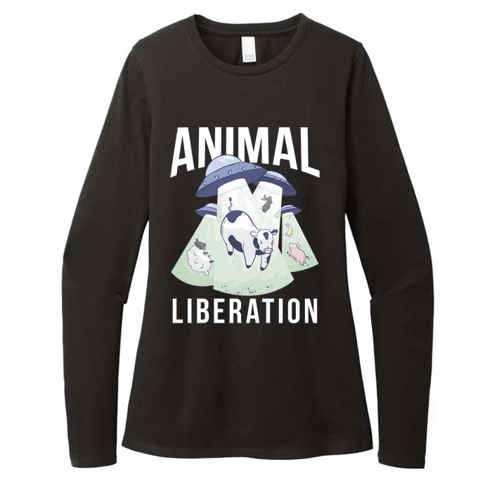 Animal Liberation Meaningful Gift Womens CVC Long Sleeve Shirt