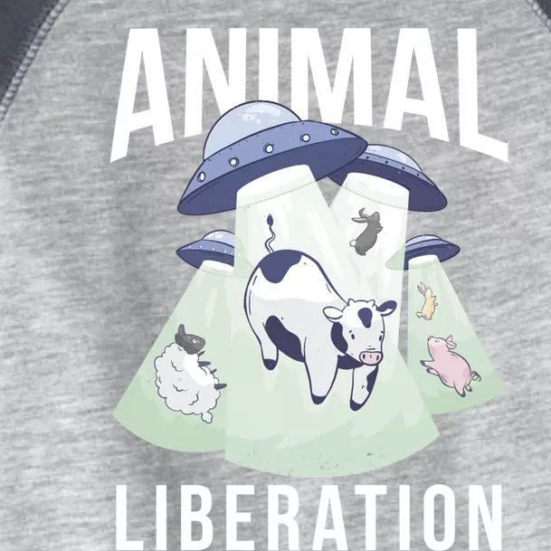 Animal Liberation Meaningful Gift Toddler Fine Jersey T-Shirt