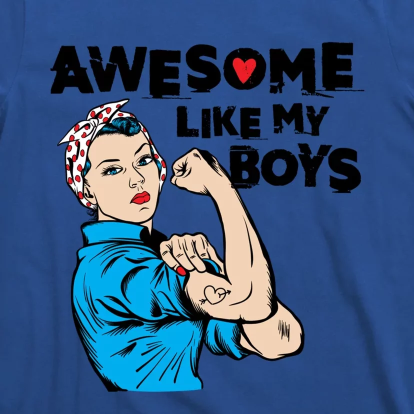 Awesome Like My Funny Mom Gift For Cool Mother Gift T-Shirt