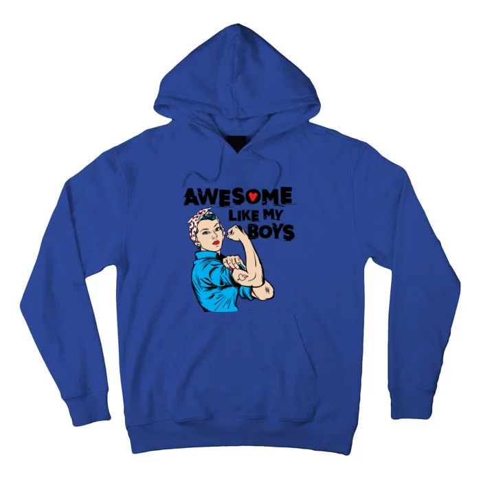 Awesome Like My Funny Mom Gift For Cool Mother Gift Tall Hoodie