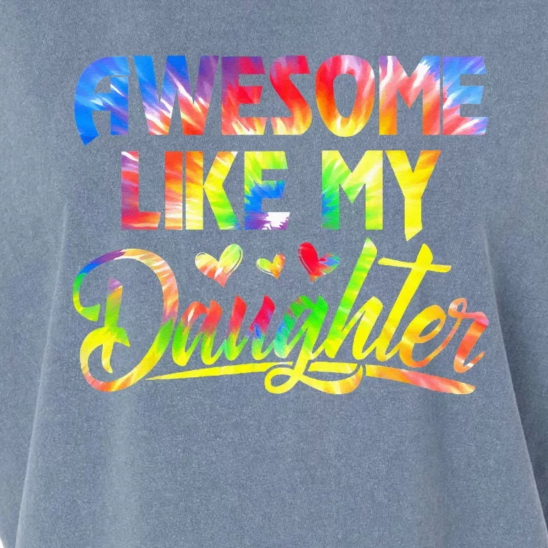 Awesome Like My Daughter Funny Gift Fathers Day Dad Garment-Dyed Women's Muscle Tee