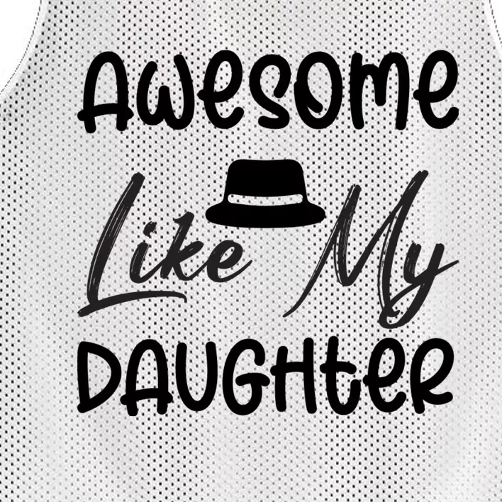 Awesome Like My Daughter #2 Mesh Reversible Basketball Jersey Tank