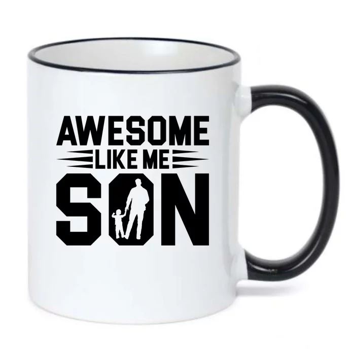 Awesome Like My Son T Black Color Changing Mug