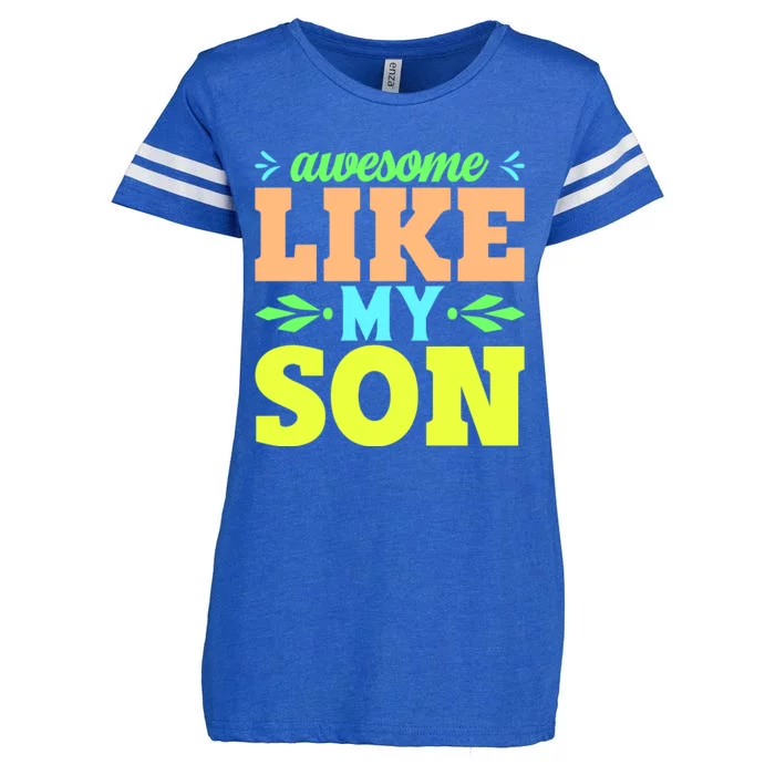 Awesome Like My Son T Enza Ladies Jersey Football T-Shirt