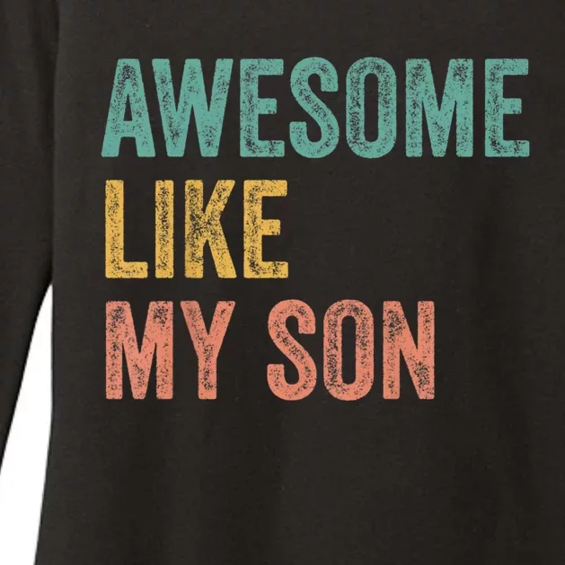 Awesome Like My Son Mom And Dad Womens CVC Long Sleeve Shirt