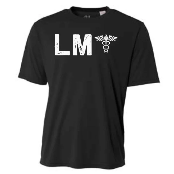 Awesome Licensed Massage Therapist LMT Physical Therapy Cooling Performance Crew T-Shirt