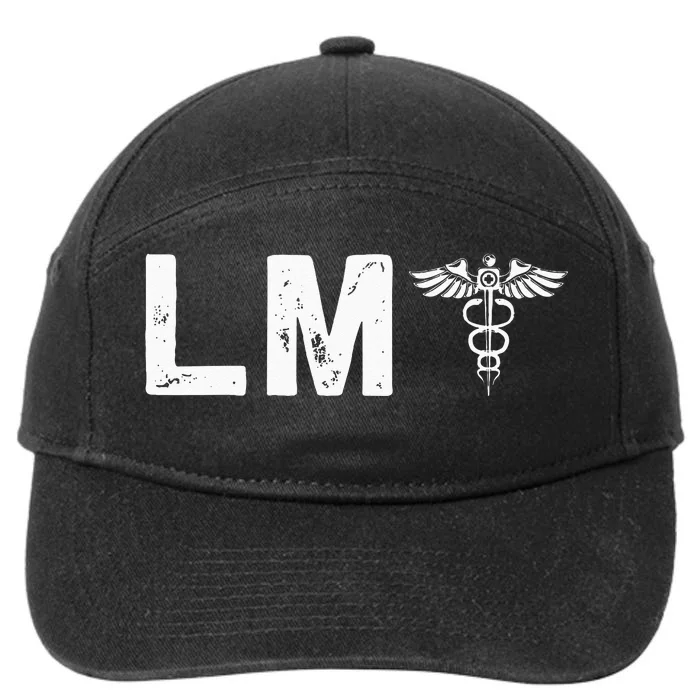 Awesome Licensed Massage Therapist LMT Physical Therapy 7-Panel Snapback Hat