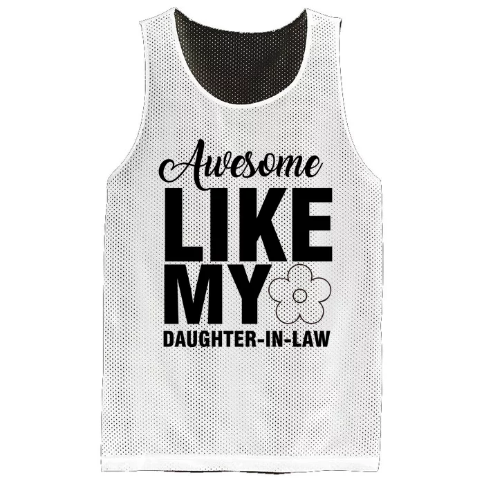 Awesome Like My Daughter In Law Family Lovers Mesh Reversible Basketball Jersey Tank