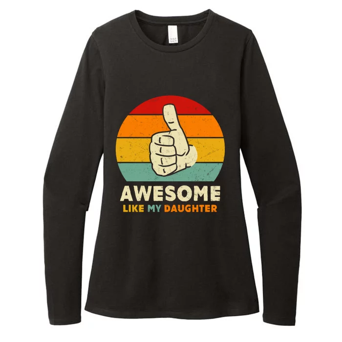 Awesome Like My Daughter Womens CVC Long Sleeve Shirt