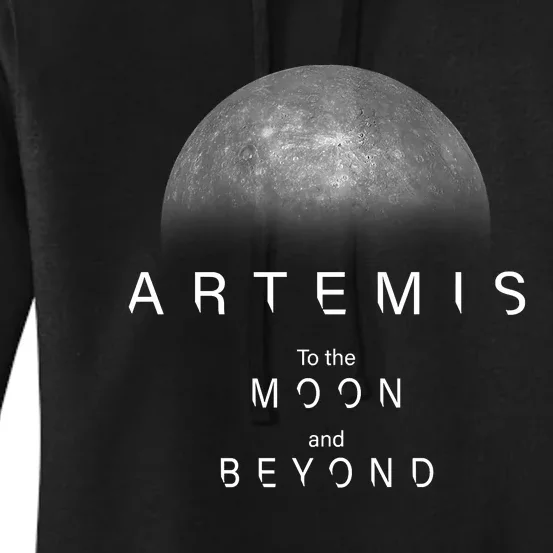 Artemis Launch Mission To The Moon And Beyond Women's Pullover Hoodie