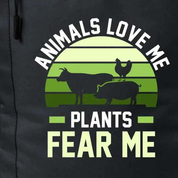 Animals Love Me Plants Eat Plants Cool Gift Daily Commute Backpack