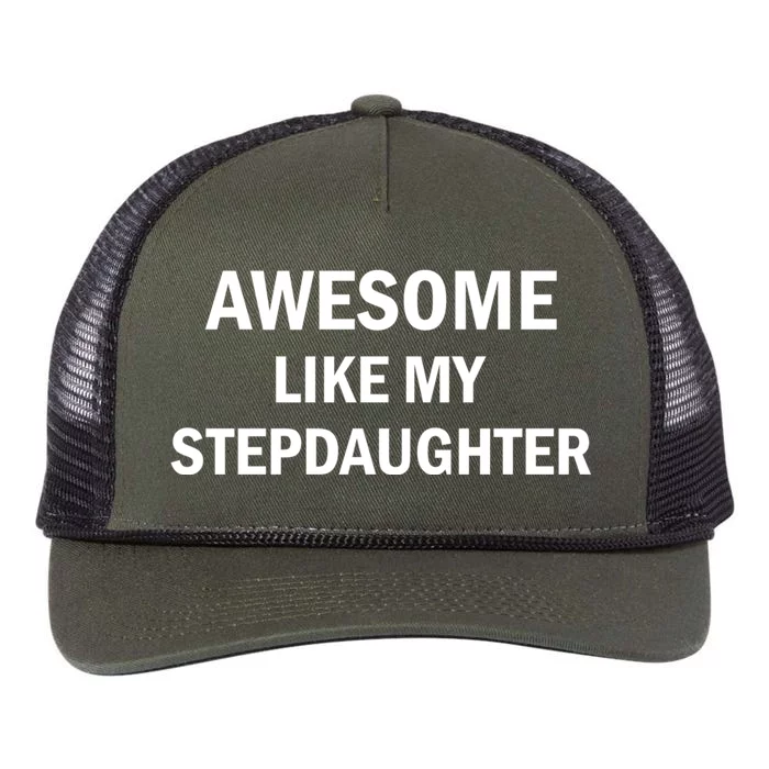 Awesome Like My Stepdaughter Retro Rope Trucker Hat Cap