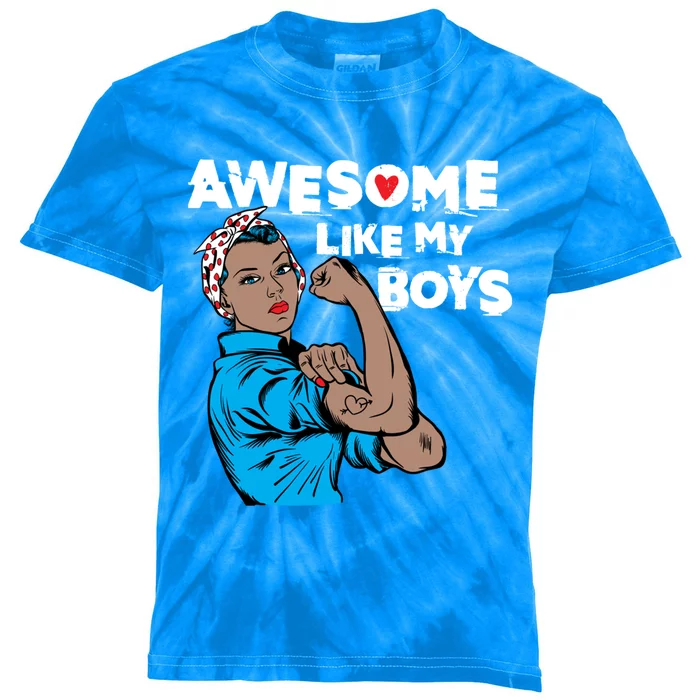 Awesome Like My Funny Saying For Cool Mother Mom Gift Kids Tie-Dye T-Shirt