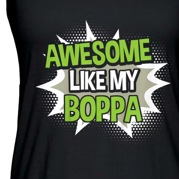 Awesome Like My Boppa Ladies Essential Flowy Tank