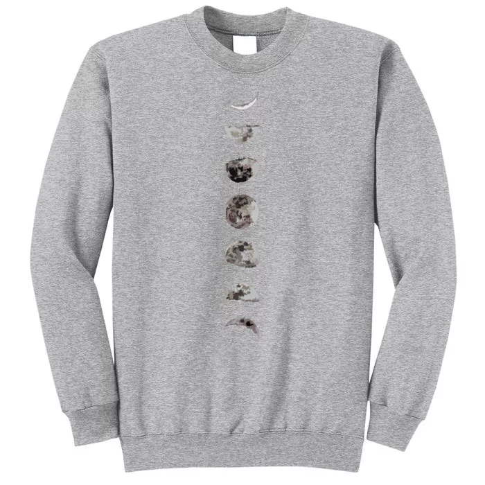 Awesome Luna Moon Phases Women Sizes Tall Sweatshirt