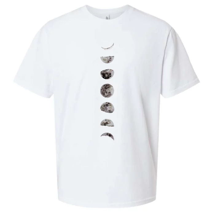 Awesome Luna Moon Phases Women Sizes Sueded Cloud Jersey T-Shirt