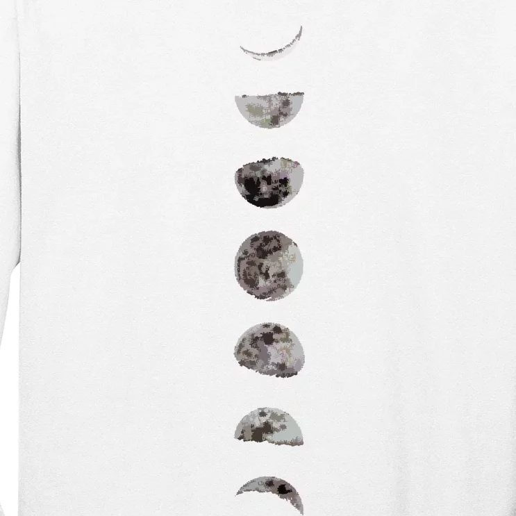 Awesome Luna Moon Phases Women Sizes Long Sleeve Shirt