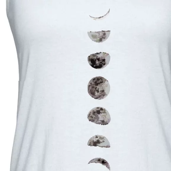 Awesome Luna Moon Phases Women Sizes Ladies Essential Flowy Tank