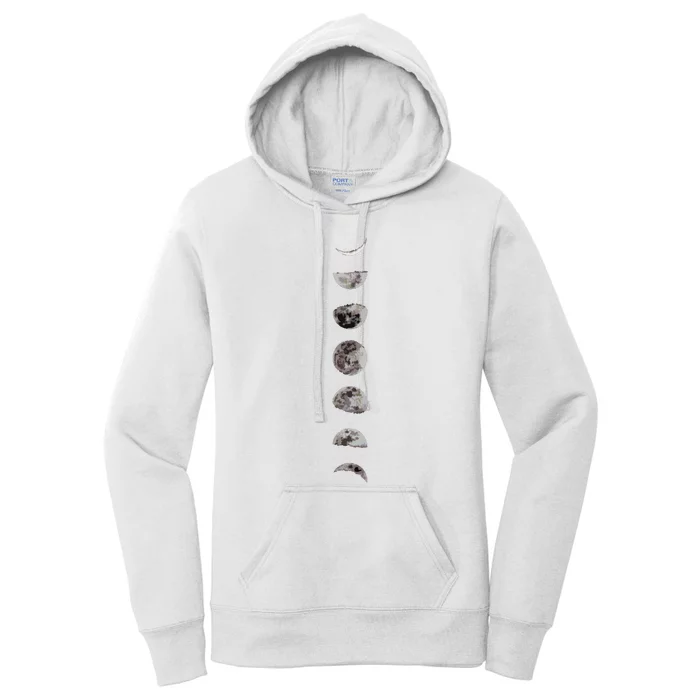 Awesome Luna Moon Phases Women Sizes Women's Pullover Hoodie