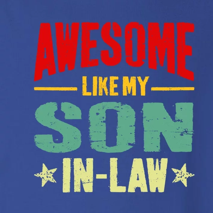 Awesome Like My Soninlaw Funny Mom Dad Joke Gift Toddler Long Sleeve Shirt