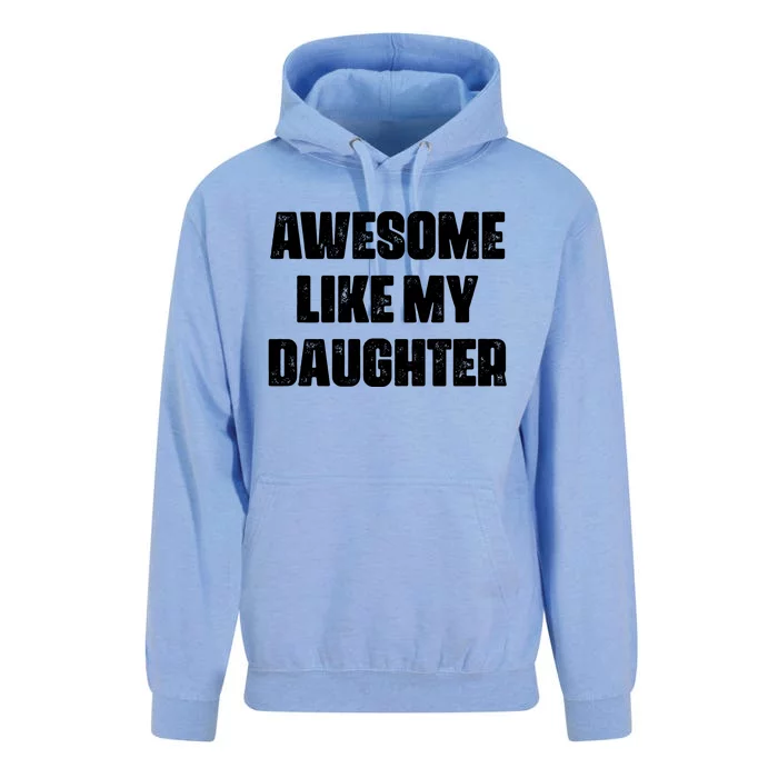 Awesome Like My Daughter Mother's Day Father's Day Mom Dad Unisex Surf Hoodie