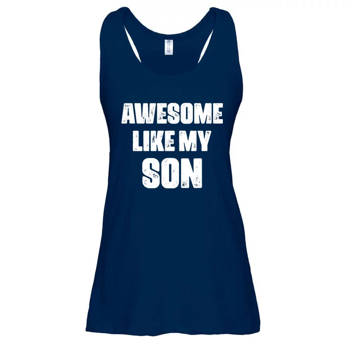 Awesome Like My Son Mother's Day Father's Day Boy Mom Dad Ladies Essential Flowy Tank