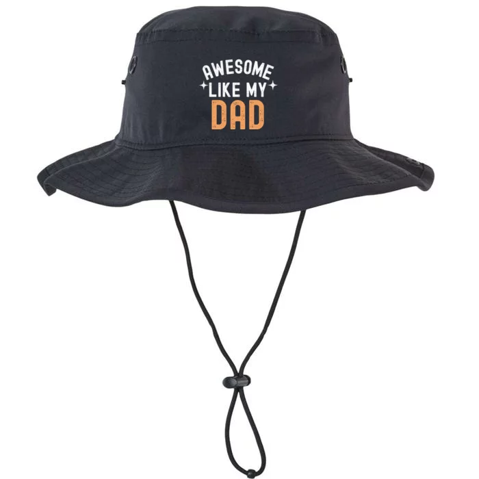 Awesome Like My Dad Funny Cool Retro Vintage Gift Legacy Cool Fit Booney Bucket Hat