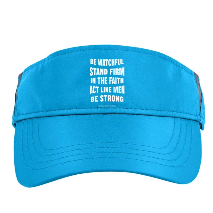 Act Like M.E.N Be Strong Adult Drive Performance Visor