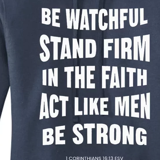 Act Like M.E.N Be Strong Women's Pullover Hoodie