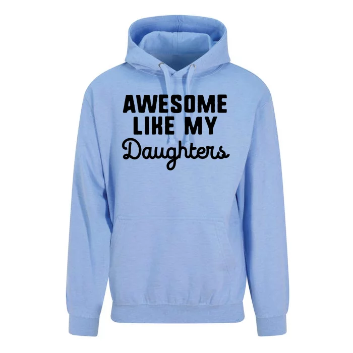 Awesome Like My Daughters Mom Dad Cool Funny Unisex Surf Hoodie