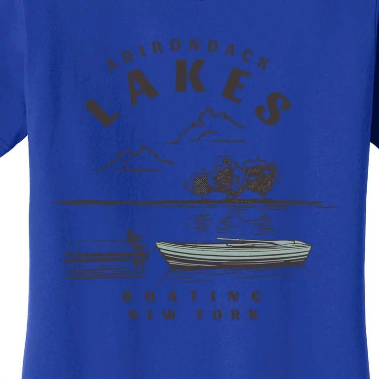 Adirondack Lakes Ny Boating Great Gift Women's T-Shirt