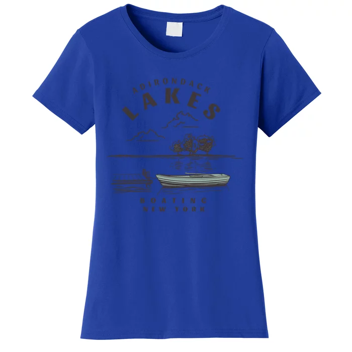 Adirondack Lakes Ny Boating Great Gift Women's T-Shirt