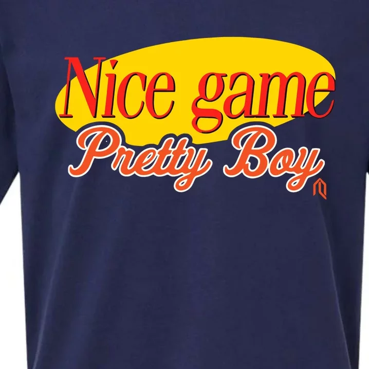 Athlete Logos Nice Game Pretty Sueded Cloud Jersey T-Shirt