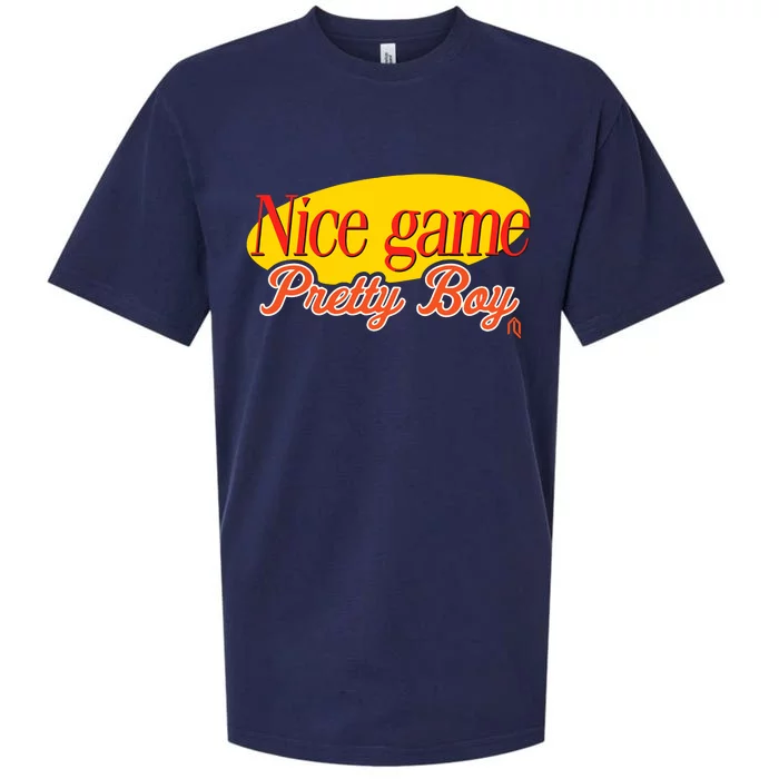 Athlete Logos Nice Game Pretty Sueded Cloud Jersey T-Shirt