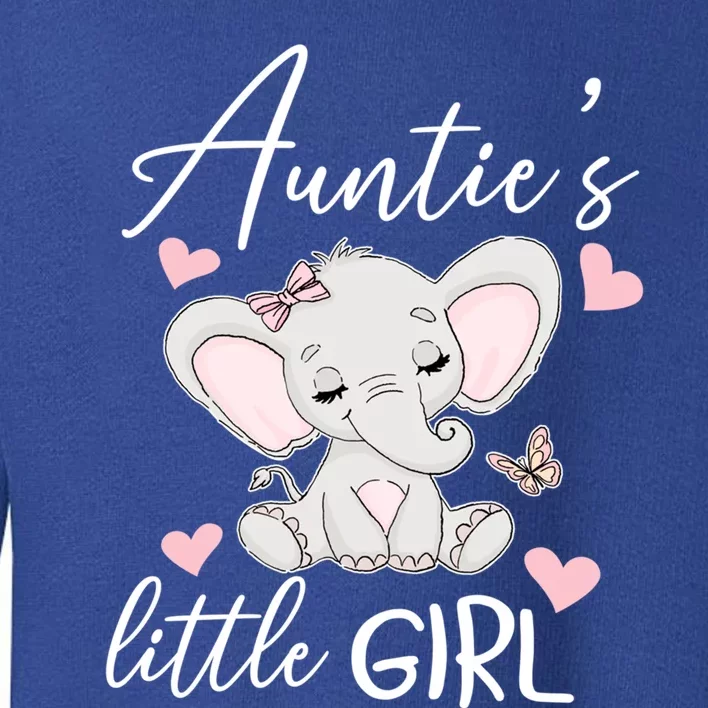 Aunties Little Niece From Aunt To Niece Gift Toddler Sweatshirt