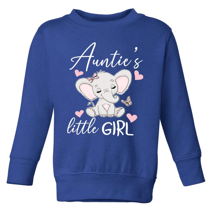 Aunties Little Niece From Aunt To Niece Gift Toddler Sweatshirt