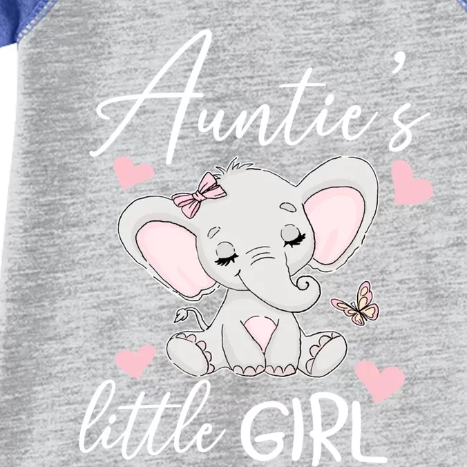 Aunties Little Niece From Aunt To Niece Gift Infant Baby Jersey Bodysuit