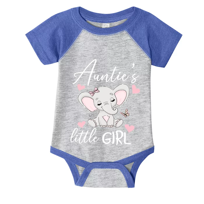 Aunties Little Niece From Aunt To Niece Gift Infant Baby Jersey Bodysuit