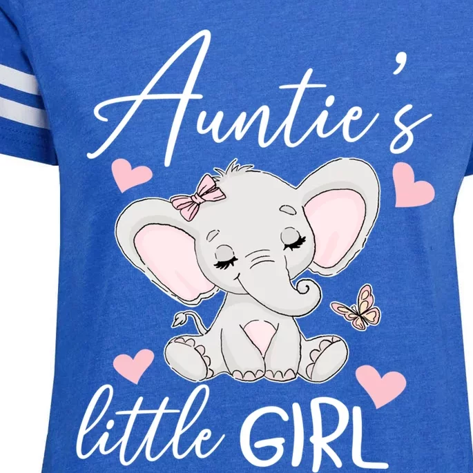 Aunties Little Niece From Aunt To Niece Gift Enza Ladies Jersey Football T-Shirt